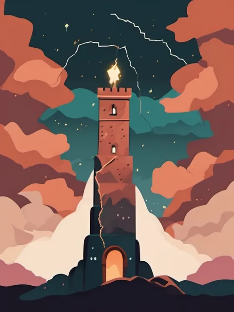 タロットカード「塔」